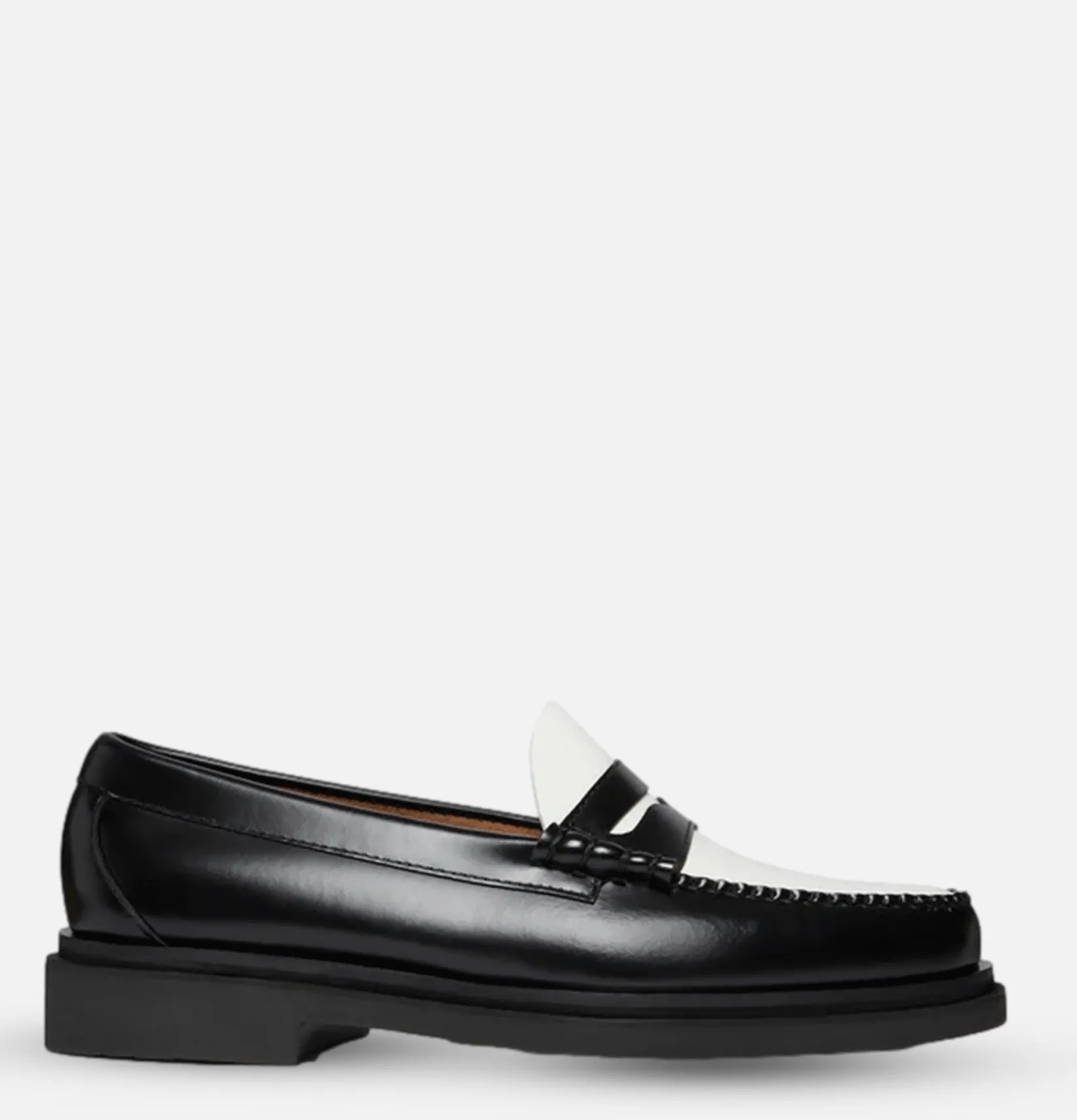Homme G.H. BASS Mocassins<Moccassin Weejun Step Larson Black White