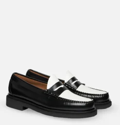 Homme G.H. BASS Mocassins<Moccassin Weejun Step Larson Black White