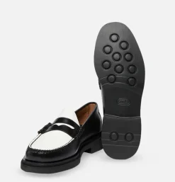 Homme G.H. BASS Mocassins<Moccassin Weejun Step Larson Black White