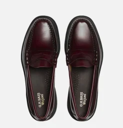 Homme G.H. BASS Mocassins<Moccassin Weejun Step Larson Wine