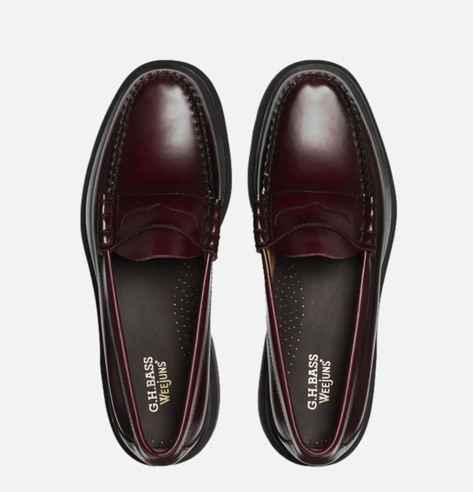 Homme G.H. BASS Mocassins<Moccassin Weejun Step Larson Wine