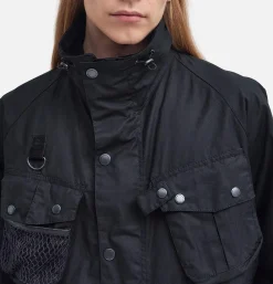 BARBOUR Blousons & Manteaux<Modified Dryfly Wax Jacket Noir
