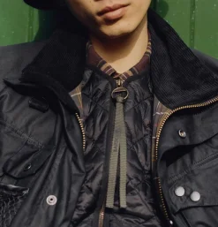 BARBOUR Blousons & Manteaux<Modified Dryfly Wax Jacket Noir
