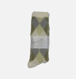 Homme ANONYMOUS ISM Chaussettes<Napping Jq Crew Socks Ivoire
