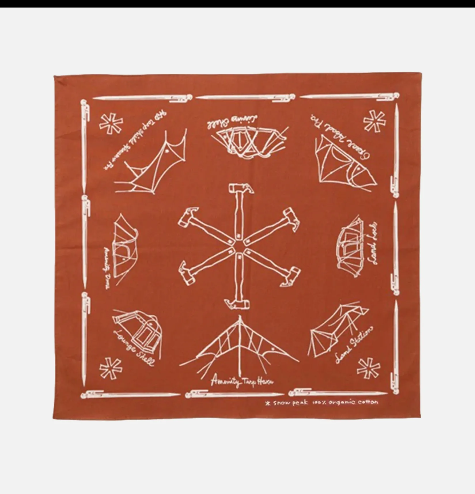 SNOW PEAK Accessoires<Noasobi Bandana Orange