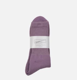 Homme ANONYMOUS ISM Chaussettes<Oc Pile Low Crew Violet