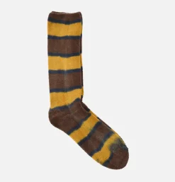 Homme ANONYMOUS ISM Chaussettes<Old Surf Stripes Crew