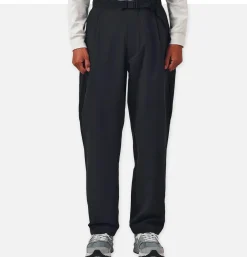 GOLDWIN Pantalons<One Tuck Tapered Stretch Black
