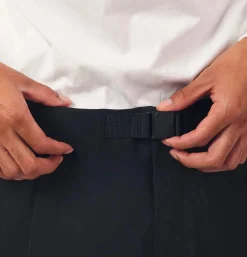 GOLDWIN Pantalons<One Tuck Tapered Stretch Black
