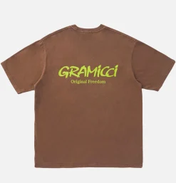 GRAMICCI T-shirts<Original Freedom Tee P Brown