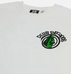 DEUS T-shirts<Outerworld Tee Vintage White