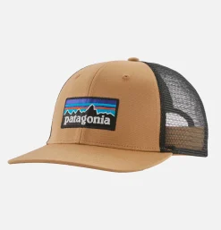 PATAGONIA ACCESSORIES Chapeaux & Casquettes<P6 Logo Cap Grayling Brown
