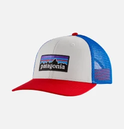 PATAGONIA ACCESSORIES Chapeaux & Casquettes<P6 Logo Cap White W/fire