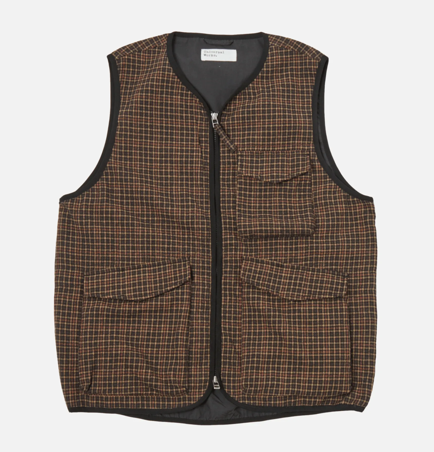 UNIVERSAL WORKS Vestes<Parachute Liner Gilet Black Olive