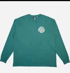 DEUS T-shirts<Paradigm Ls Tee Forest Green