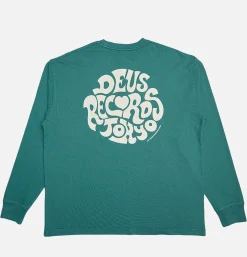 DEUS T-shirts<Paradigm Ls Tee Forest Green