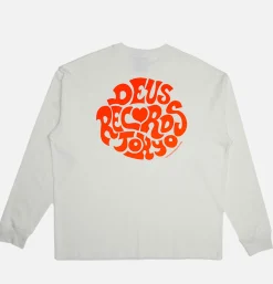 DEUS T-shirts<Paradigm Ls Tee Vintage White