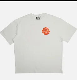 DEUS T-shirts<Paradigm Tee Vintage White
