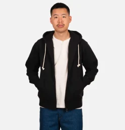 JACKMAN Sweats & Polaires<Parka Sweatshirt Black