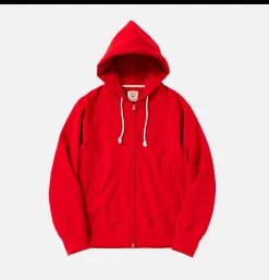 JACKMAN Sweats & Polaires<Parka Sweatshirt Rouge