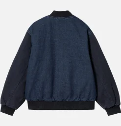 CARHARTT WIP Vestes<Paxon Bomber Navy Stone Washed