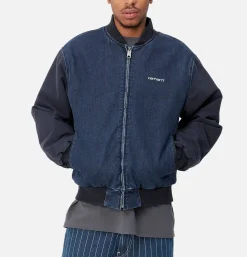 CARHARTT WIP Vestes<Paxon Bomber Navy Stone Washed