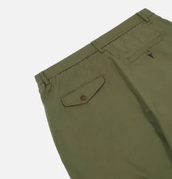 UNIVERSAL WORKS Pantalons<Pleated Track Pant Olive