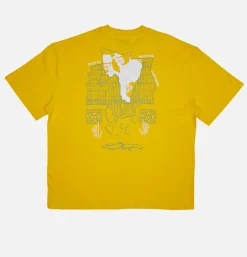 DEUS T-shirts<Primitive Learning Tee Yellow