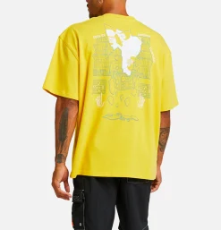 DEUS T-shirts<Primitive Learning Tee Yellow