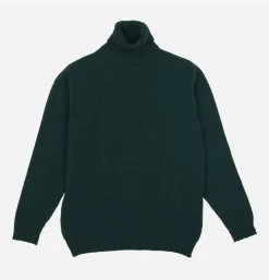 WILLIAM LOCKIE Pulls & Cardigans<Pull Col Rond Aryan Forest Green