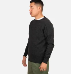 WILLIAM LOCKIE Pulls & Cardigans<Pull Col Rond Charcoal