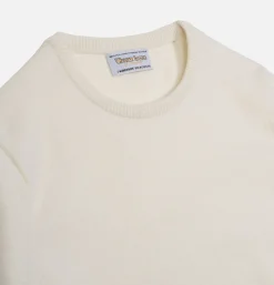WILLIAM LOCKIE Pulls & Cardigans<Pull Col Rond Ecru