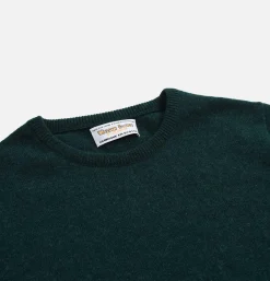 WILLIAM LOCKIE Pulls & Cardigans<Pull Col Rond Green Astra