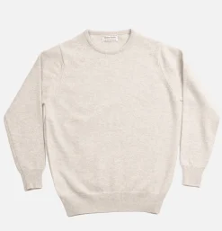 WILLIAM LOCKIE Pulls & Cardigans<Pull Col Rond Linen