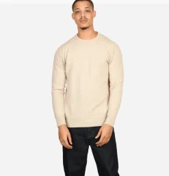 WILLIAM LOCKIE Pulls & Cardigans<Pull Col Rond Linen