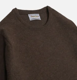 WILLIAM LOCKIE Pulls & Cardigans<Pull Col Rond Mocha