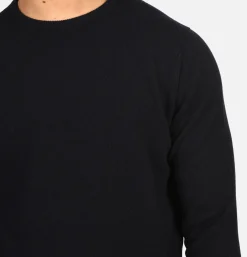 WILLIAM LOCKIE Pulls & Cardigans<Pull Col Rond Navy