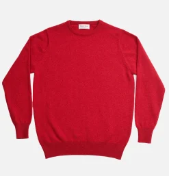 WILLIAM LOCKIE Pulls & Cardigans<Pull Col Rond Poppy Mix