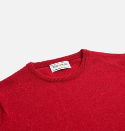 WILLIAM LOCKIE Pulls & Cardigans<Pull Col Rond Poppy Mix