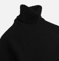 WILLIAM LOCKIE Pulls & Cardigans<Pull Col Roulé Aryan Black