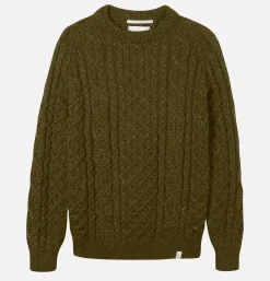 PEREGRINE Pulls & Cardigans<Pull Hudson Aran Khaki