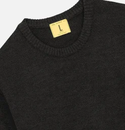 NITTO KNITWEAR Pulls & Cardigans<Pull Youri Col Rond Anthracite