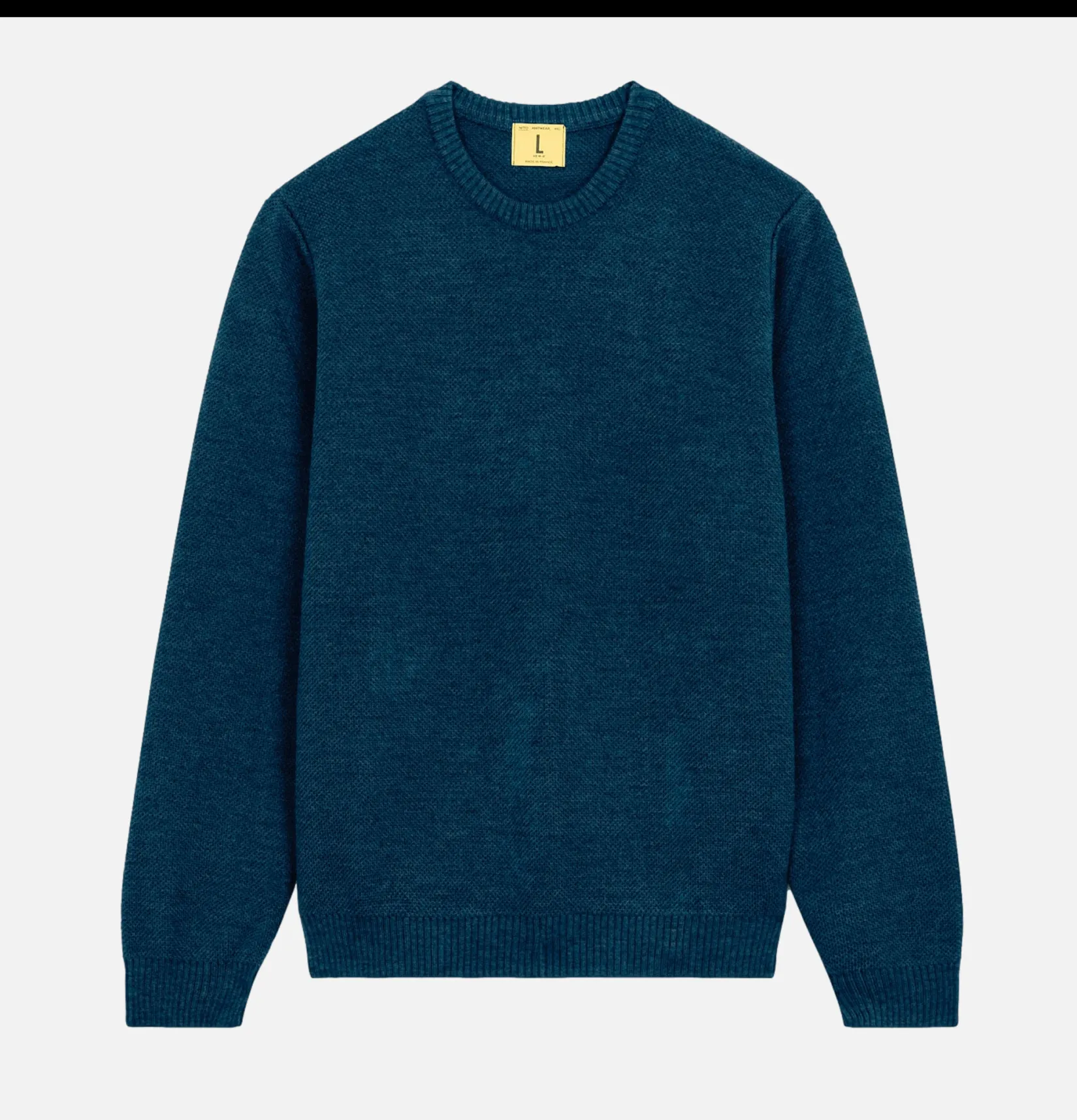 NITTO KNITWEAR Pulls & Cardigans<Pull Youri Col Rond Bleu Jean