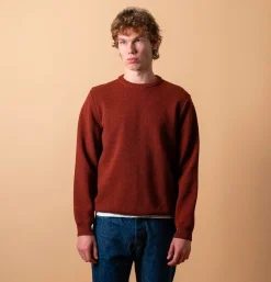 NITTO KNITWEAR Pulls & Cardigans<Pull Youri Col Rond Brique