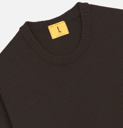 NITTO KNITWEAR Pulls & Cardigans<Pull Youri Col Rond Marron