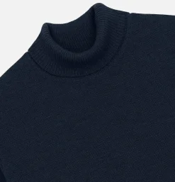 NITTO KNITWEAR Pulls & Cardigans<Pull Youri Col Roulé Navy