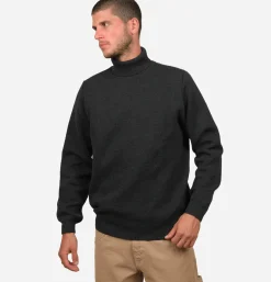 NITTO KNITWEAR Pulls & Cardigans<Pull Youri Col Roule Charcoal