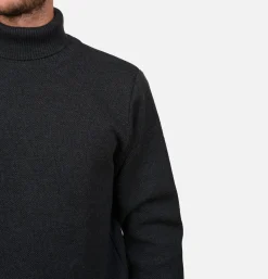 NITTO KNITWEAR Pulls & Cardigans<Pull Youri Col Roule Charcoal