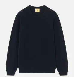 NITTO KNITWEAR Pulls & Cardigans<Pull Youri Coton Navy