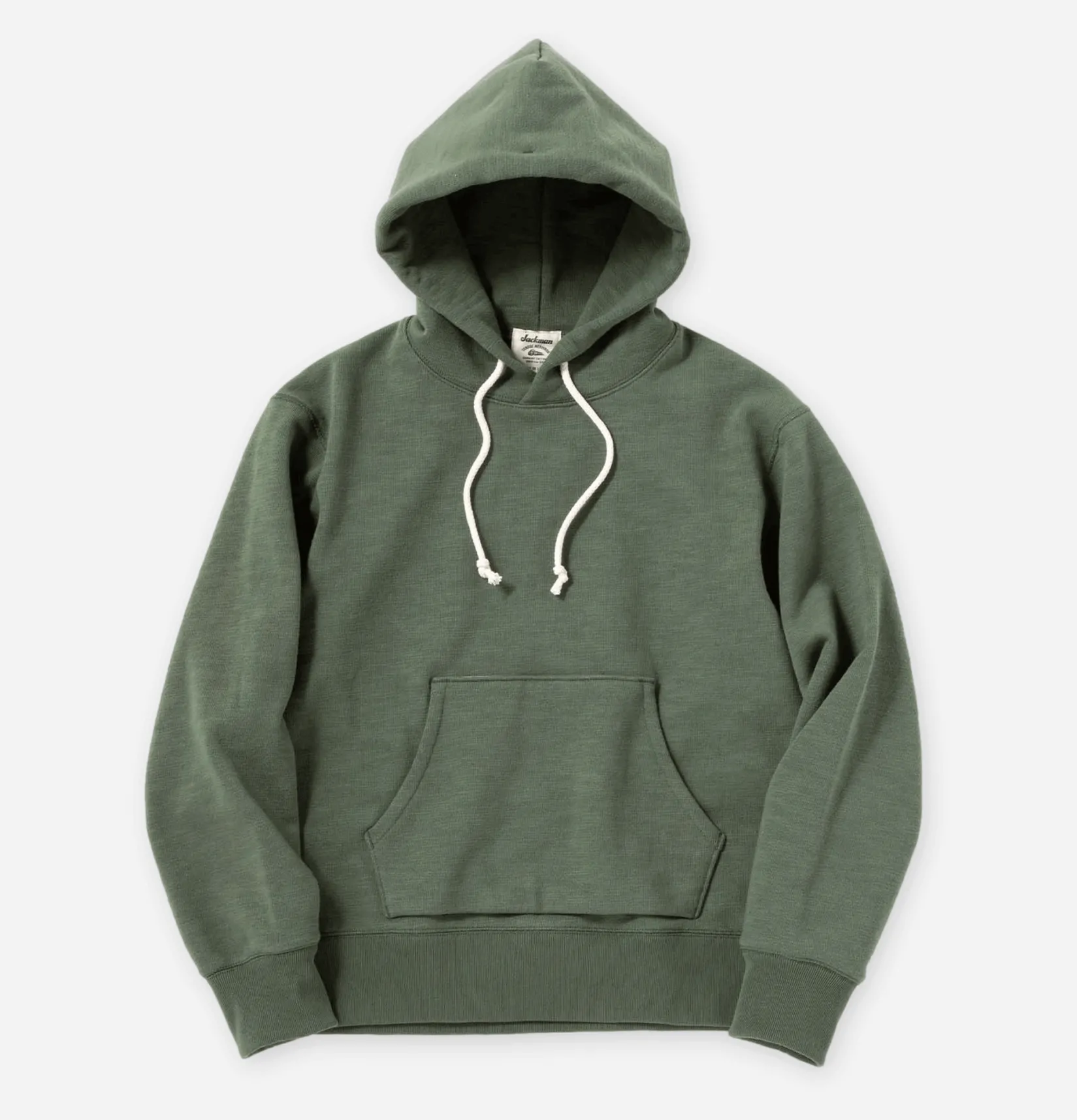 JACKMAN Sweats & Polaires<Pullover Hooded Sweatshirt Stone Grey